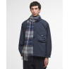 ÉCHARPE GALINGALE GREY MIDNIGHT TARTAN