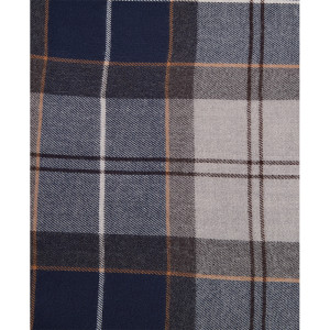 ÉCHARPE GALINGALE GREY MIDNIGHT TARTAN