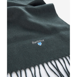 ÉCHARPE BARBOUR PLAIN LAMBSWOOL FOREST GREEN