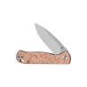 COUTEAU QSP FERRET G10 CUIVRE 76MM