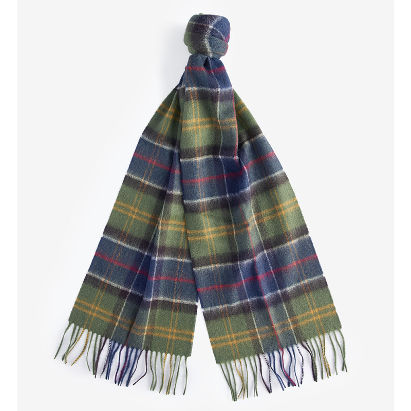 ECHARPE BARBOUR TARTAN LAINE CACHEMIRE