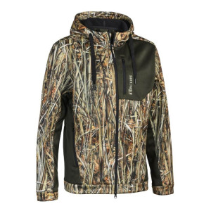 SWEAT A CAPUCHE ZIPPÉ PERCUSSION ROSEAU CAMO WET