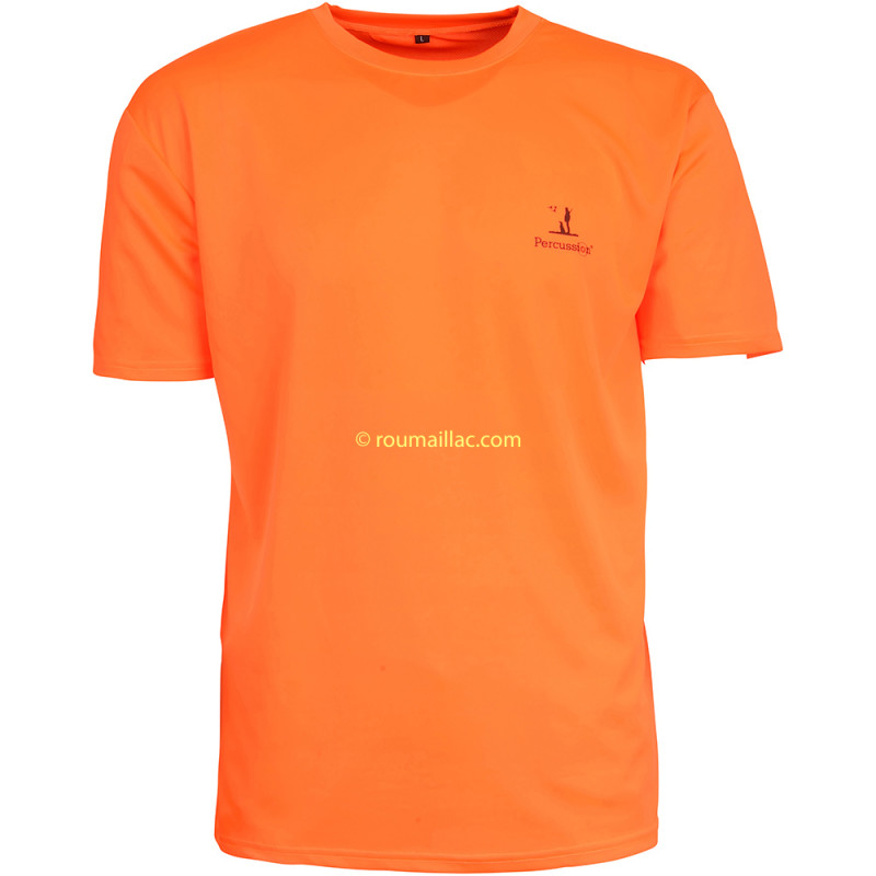 T-SHIRT PERCUSSION BATTUE FLUO