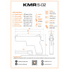 PISTOLET KMR S-02 5.5" OR SR 22LR