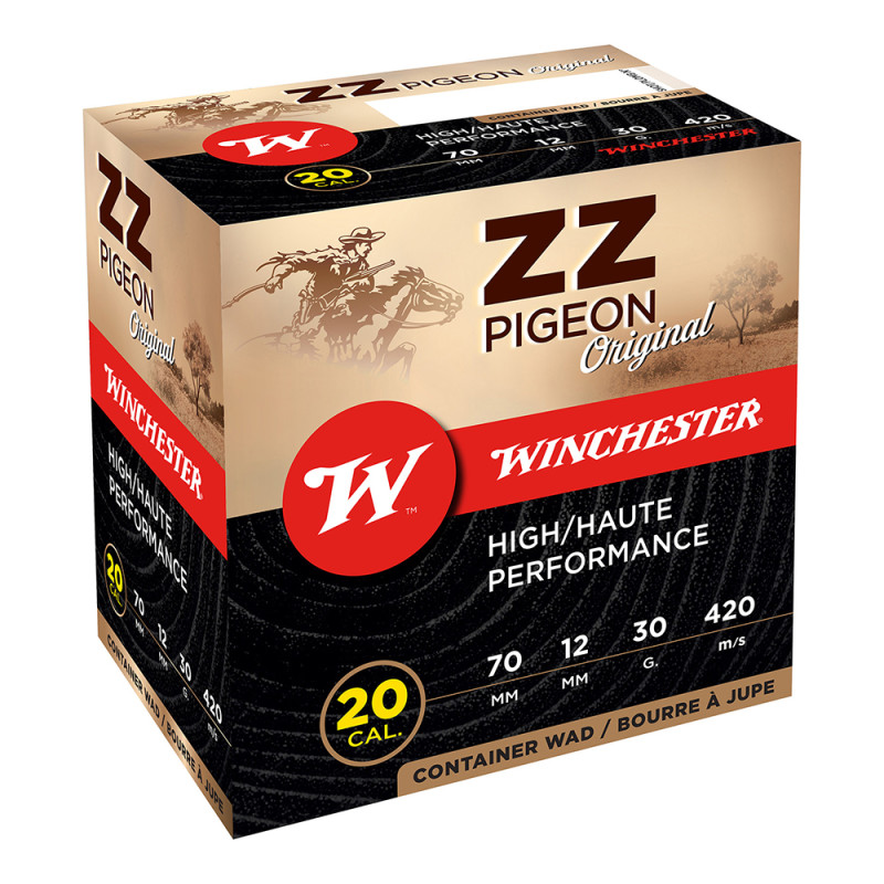 CARTOUCHES WINCHESTER ZZ PIGEON GEN2 CAL.20