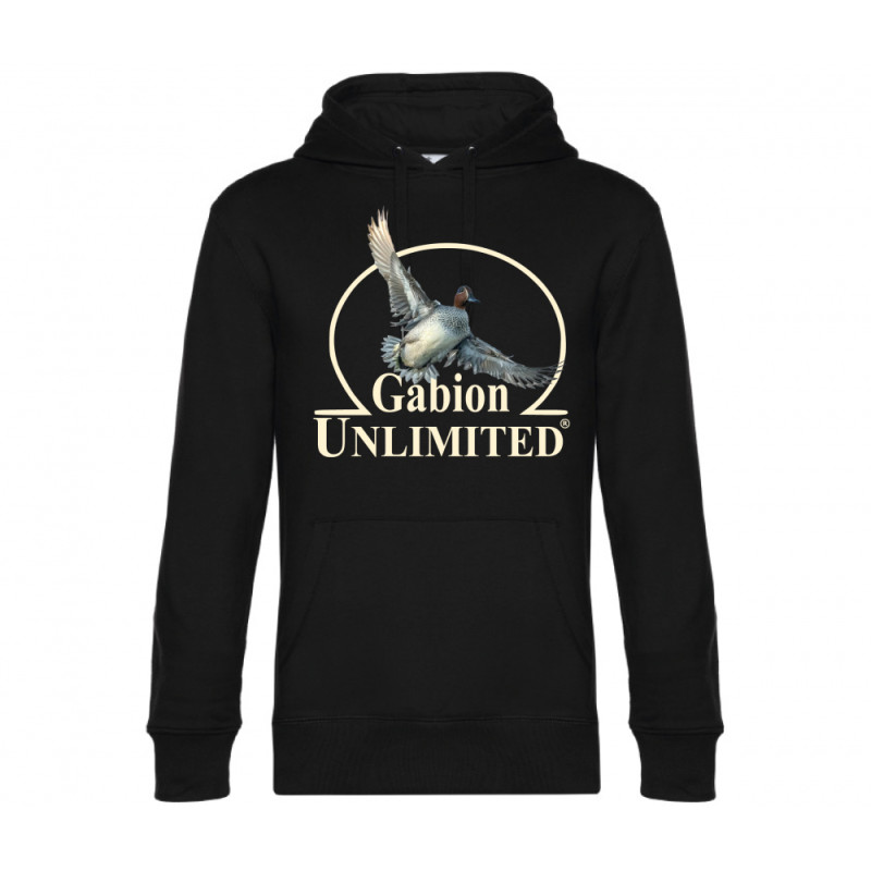 SWEAT A CAPUCHE SARCELLE