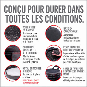 SAC DE TIR REAL AVID ARRIERE PETIT RÉGLABLE