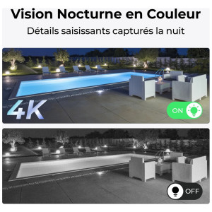CAMÉRA EXTÉRIEURE REOLINK B440 4K ULTRA HD WI-FI + PANNEAU SOLAIRE