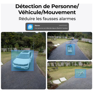 CAMÉRA EXTÉRIEURE REOLINK B440 4K ULTRA HD WI-FI + PANNEAU SOLAIRE