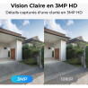 CAMÉRA EXTÉRIEURE REOLINK B320 WI-FI + PANNEAU SOLAIRE
