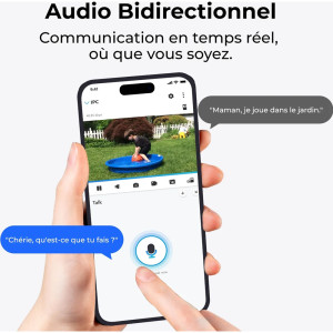 CAMÉRA EXTÉRIEURE REOLINK B320 WI-FI + PANNEAU SOLAIRE