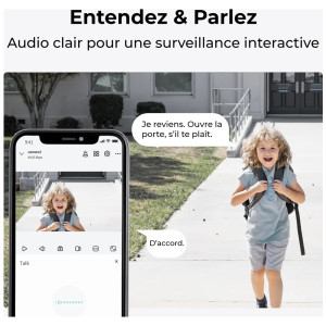 CAMÉRA EXTÉRIEURE REOLINK ARGUS B310 WI-FI + PANNEAU SOLAIRE