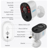 CAMÉRA EXTÉRIEURE REOLINK ARGUS B310 WI-FI + PANNEAU SOLAIRE