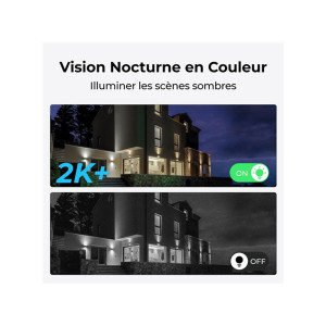 CAMÉRA EXTÉRIEURE REOLINK ARGUS B430 WI-FI + PANNEAU SOLAIRE