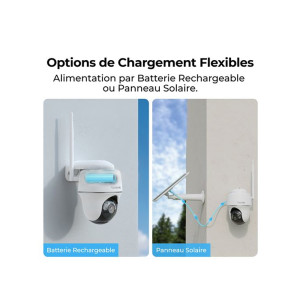 CAMÉRA EXTÉRIEURE REOLINK ARGUS B430 WI-FI + PANNEAU SOLAIRE