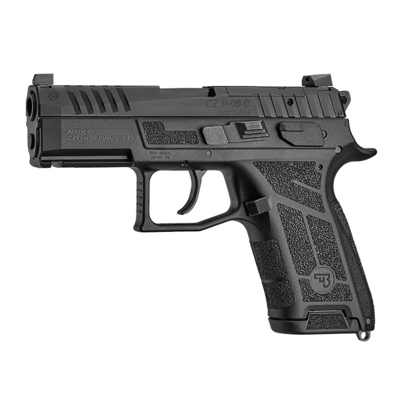 PISTOLET CZ P-09C NOCTURNE OPTIC READY CALIBRE 9X19