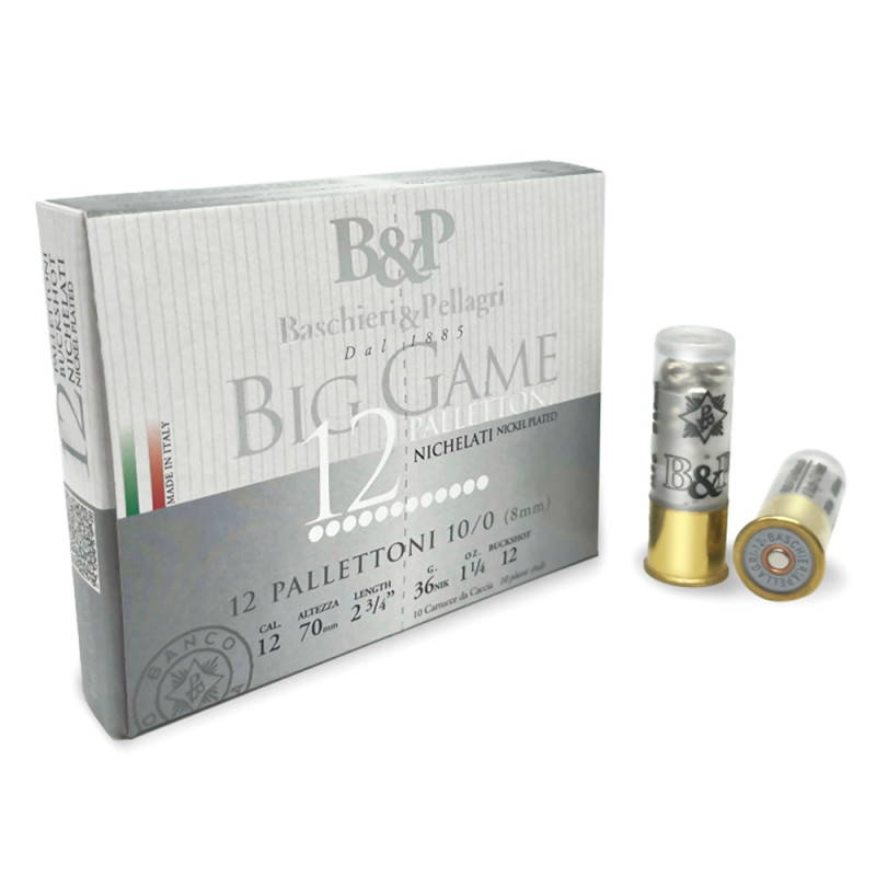 CHEVROTINES BASCHIERI&PELLAGRI BIG GAME PALLETTONI 12 GRAINS