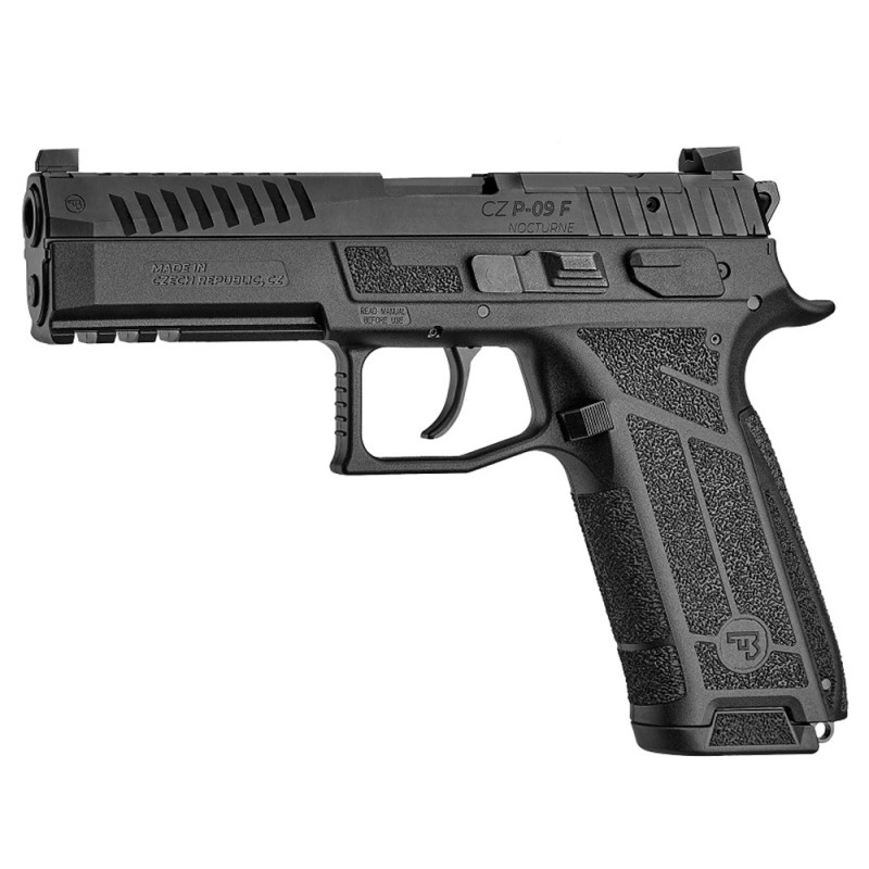PISTOLET CZ P-09F NOCTURNE OPTIC READY CALIBRE 9X19