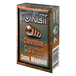Cartouches tunet chevrotine cuivree