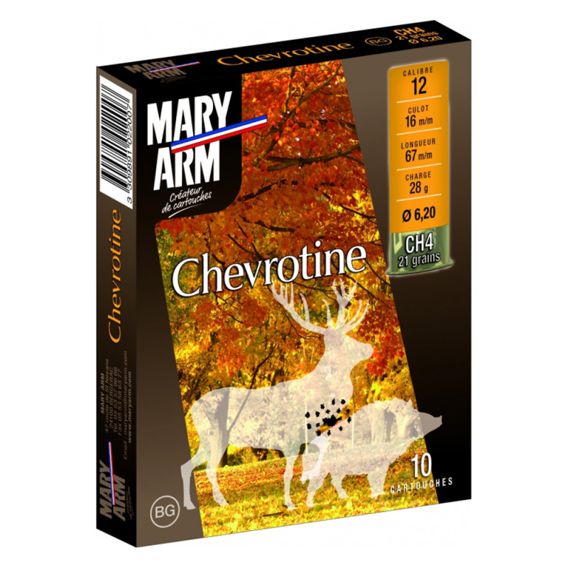 Cartouches mary arm chevrotine
