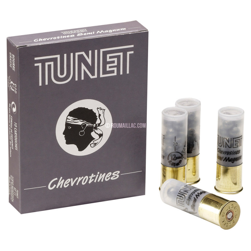 Chevrotines tunet semi-magnum 12 grains