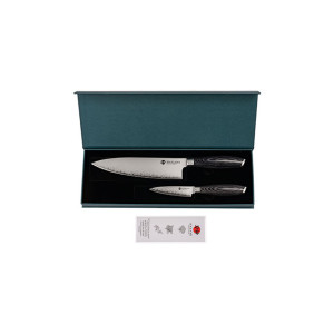 Couteau hakami ajisai set 2 pieces pakka