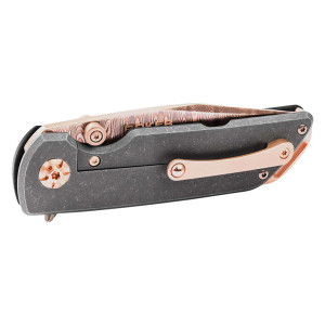 Couteau böker m4 sherman damas rose gold édition limitée