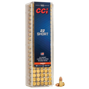 Munitions cci 22 short n27 x100