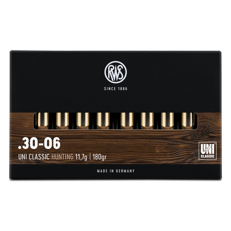 MUNITIONS BALLES RWS 30-06 UNI CLASSIC 180G 2119218
