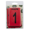 Plaques numérotées poste de chasse x27