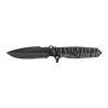 Couteau tb maraudeur noir lame mixte