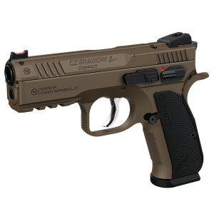 Pistolet custom cz shadow 2 compact cerakote burnt bronze 9x