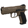 Pistolet custom cz shadow 2 compact cerakote burnt bronze 9x