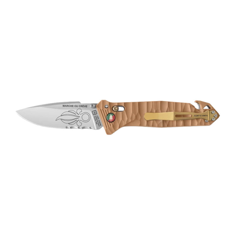 Couteau tb cac légion trangere héritage lame mixte