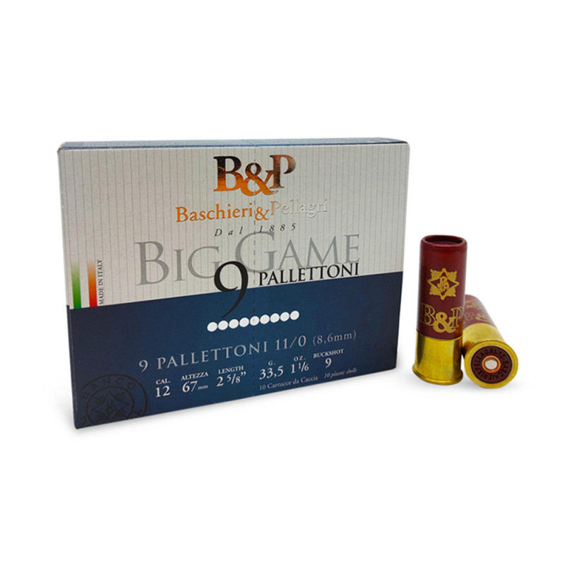 Chevrotines baschieri&pellagri big game pallettoni 9 grains