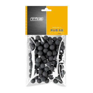 Sachet de 100 billes calibre t4e rb prac-series 68 caoutchou