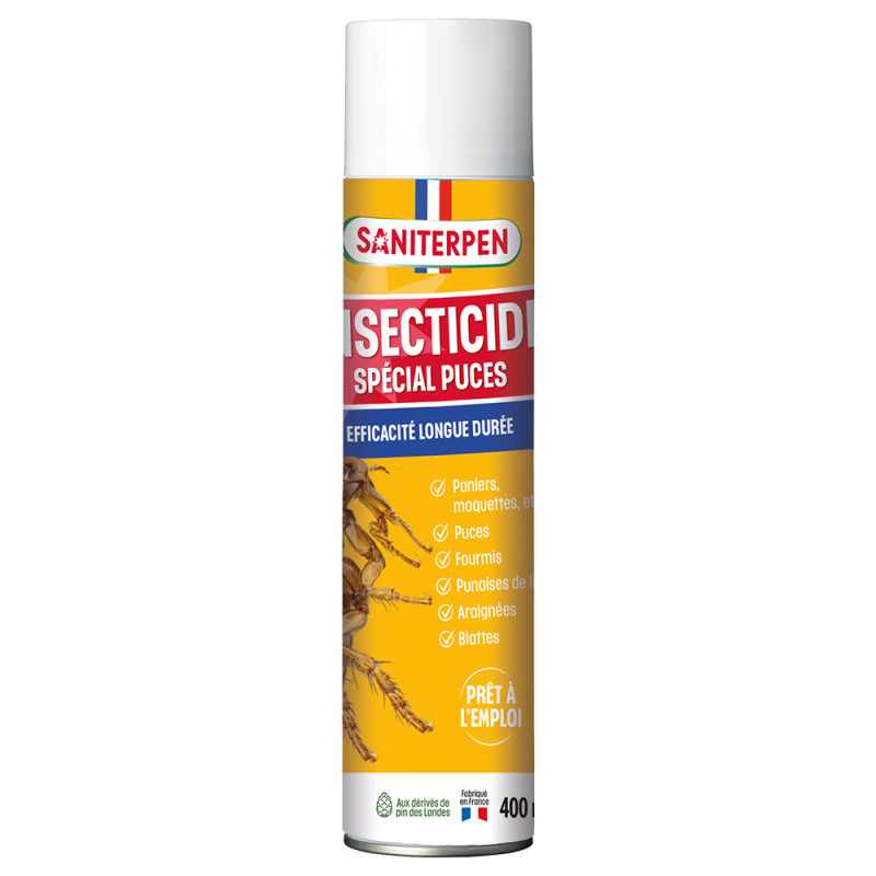 Insecticide saniterpen spécial puces